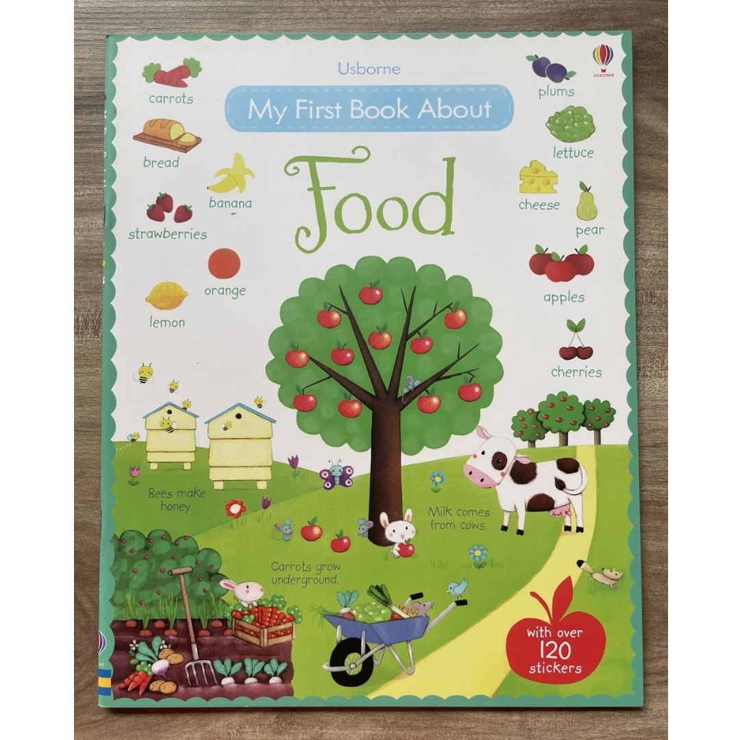 Usborne Sticker Book - My First Book About FOOD