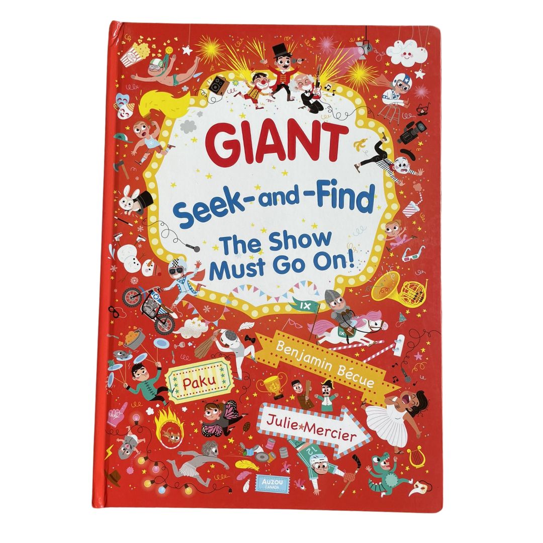 Giant Seek-and-Find (Crazy City / Th) Show Must Go On) (With SLIGHT DENTS on the book cover)