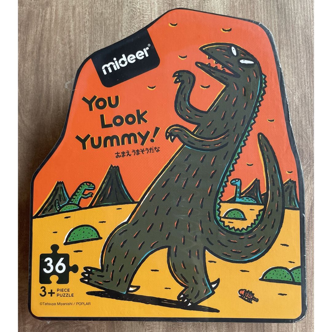 Mideer You Look Yummy! ( 36 pcs. Puzzle ) (Dinosaur) box set, brand new
