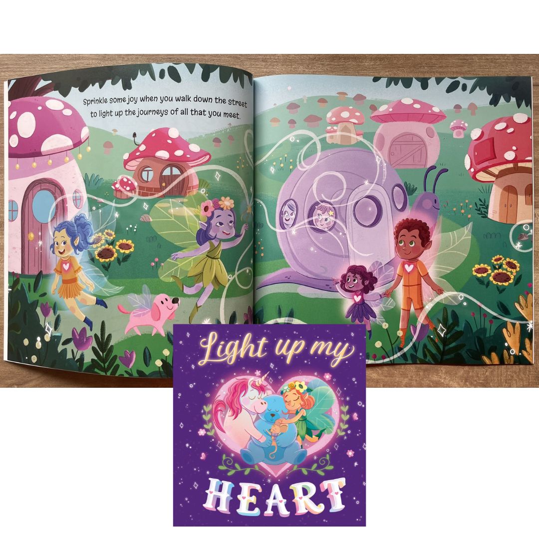 Light Up My Heart (Book about love) - Picture flats book