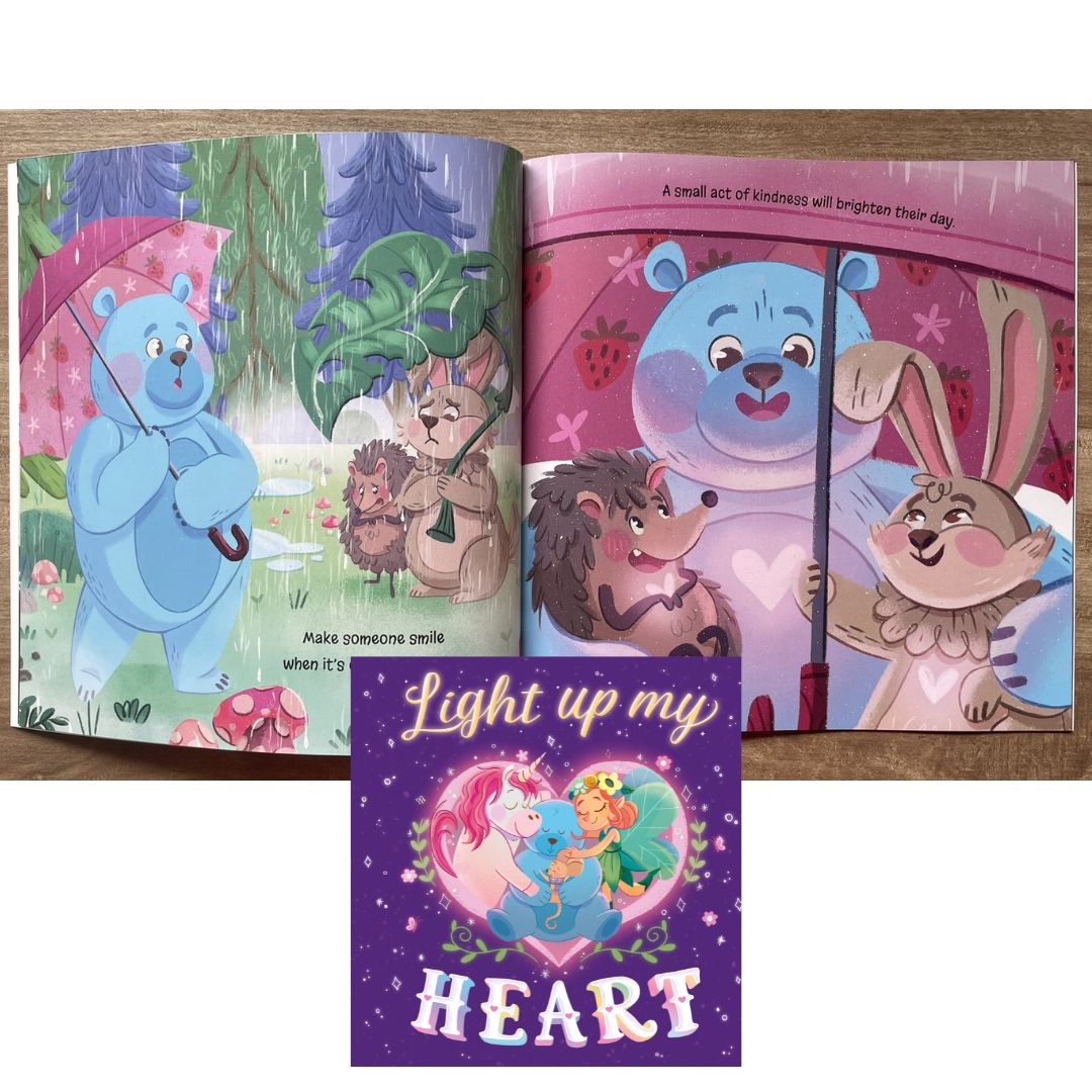Light Up My Heart (Book about love) - Picture flats book