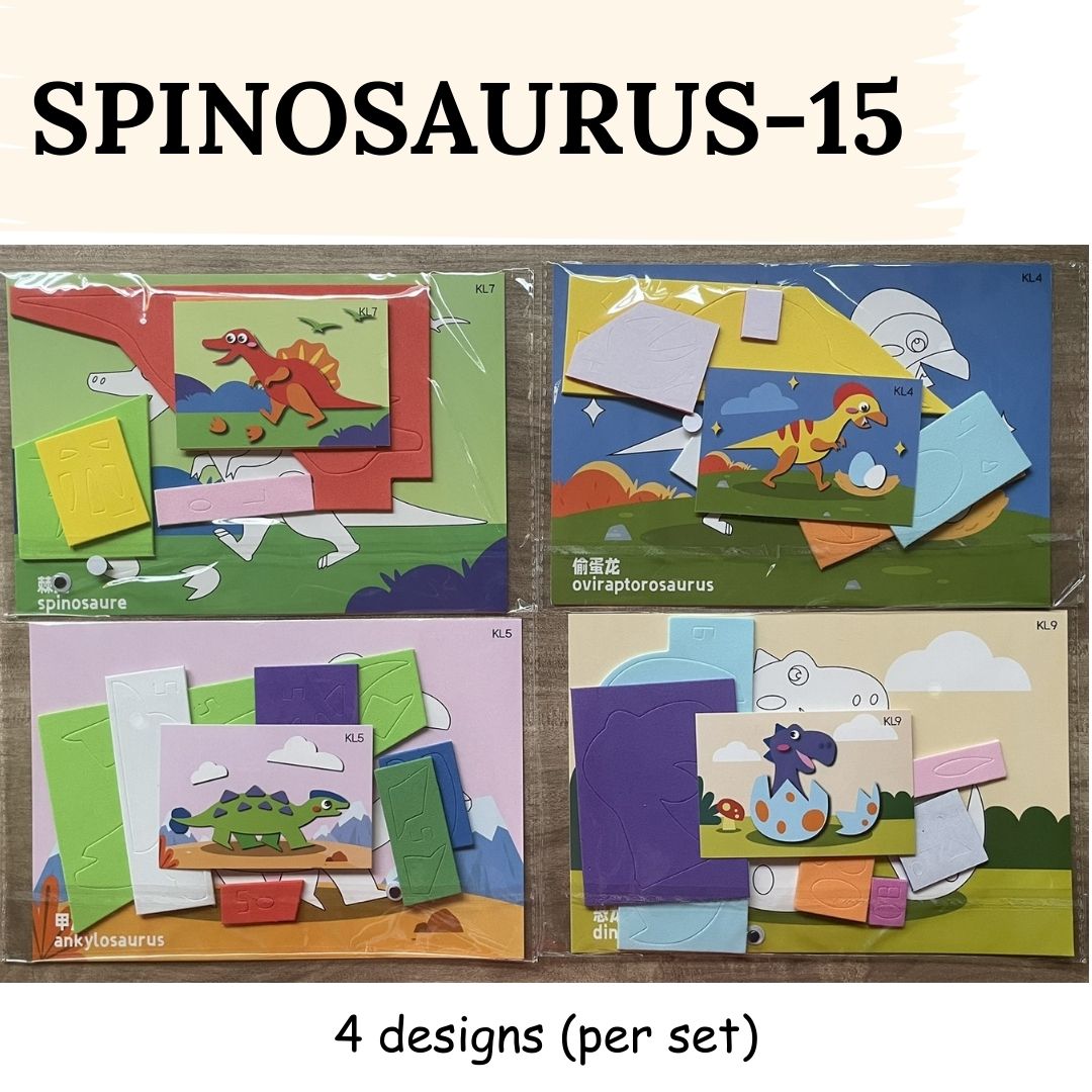 DIY Artwork Foam Stickers (Set of 4 designs)