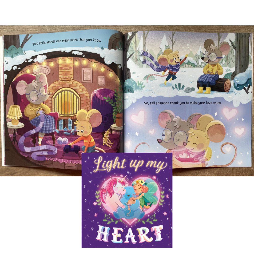 Light Up My Heart (Book about love) - Picture flats book