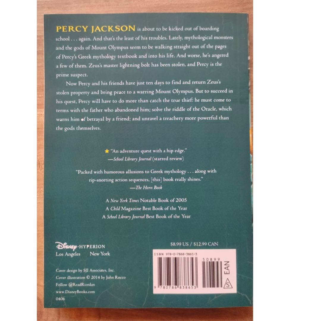 Percy Jackson and the Olympians Complete set by Rick Riordan (5 books) NO BOX, softcover