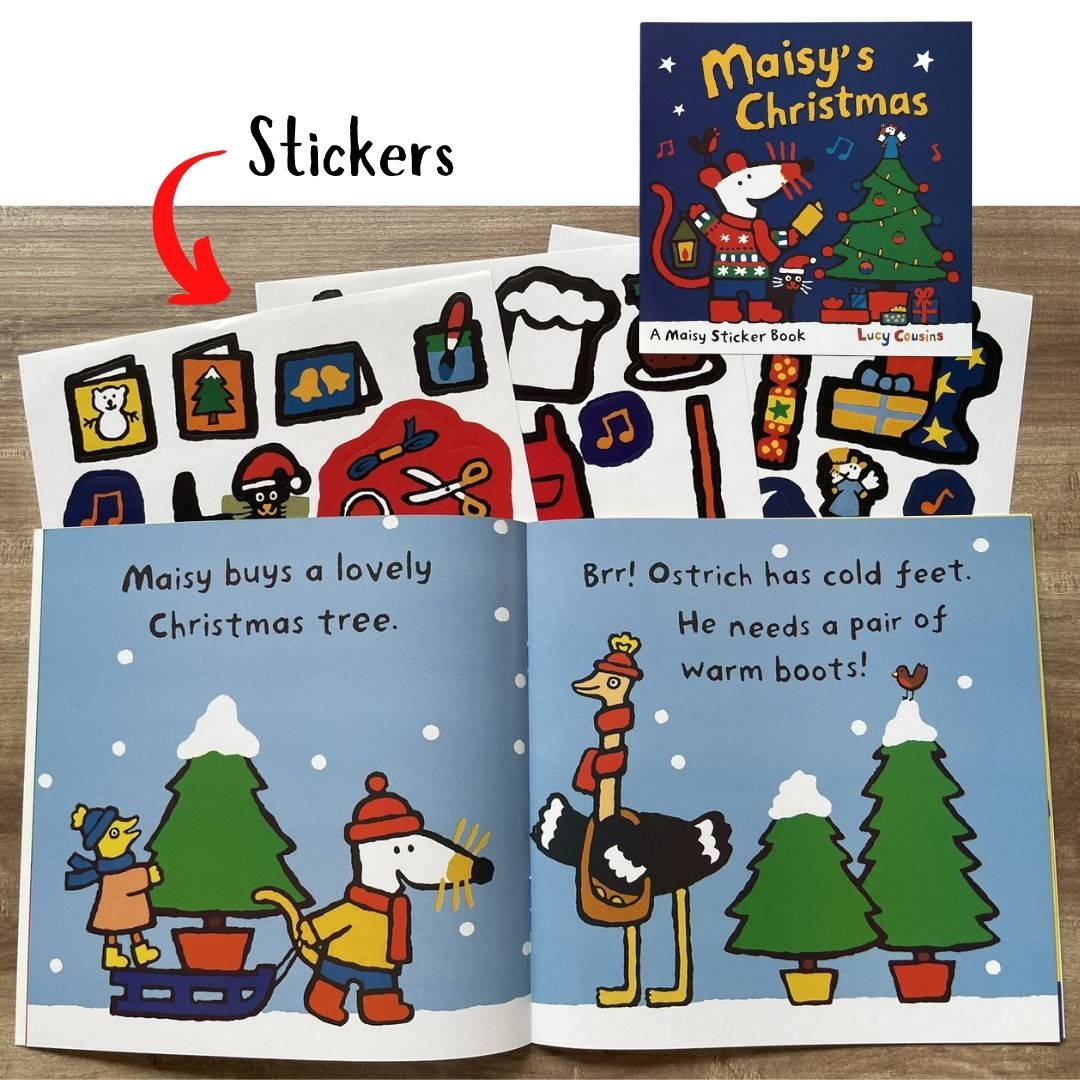 Maisy Storybooks // Sticker Books (8 by 8 inches each book) (SINGLES / RETAIL Post #2 of 2)