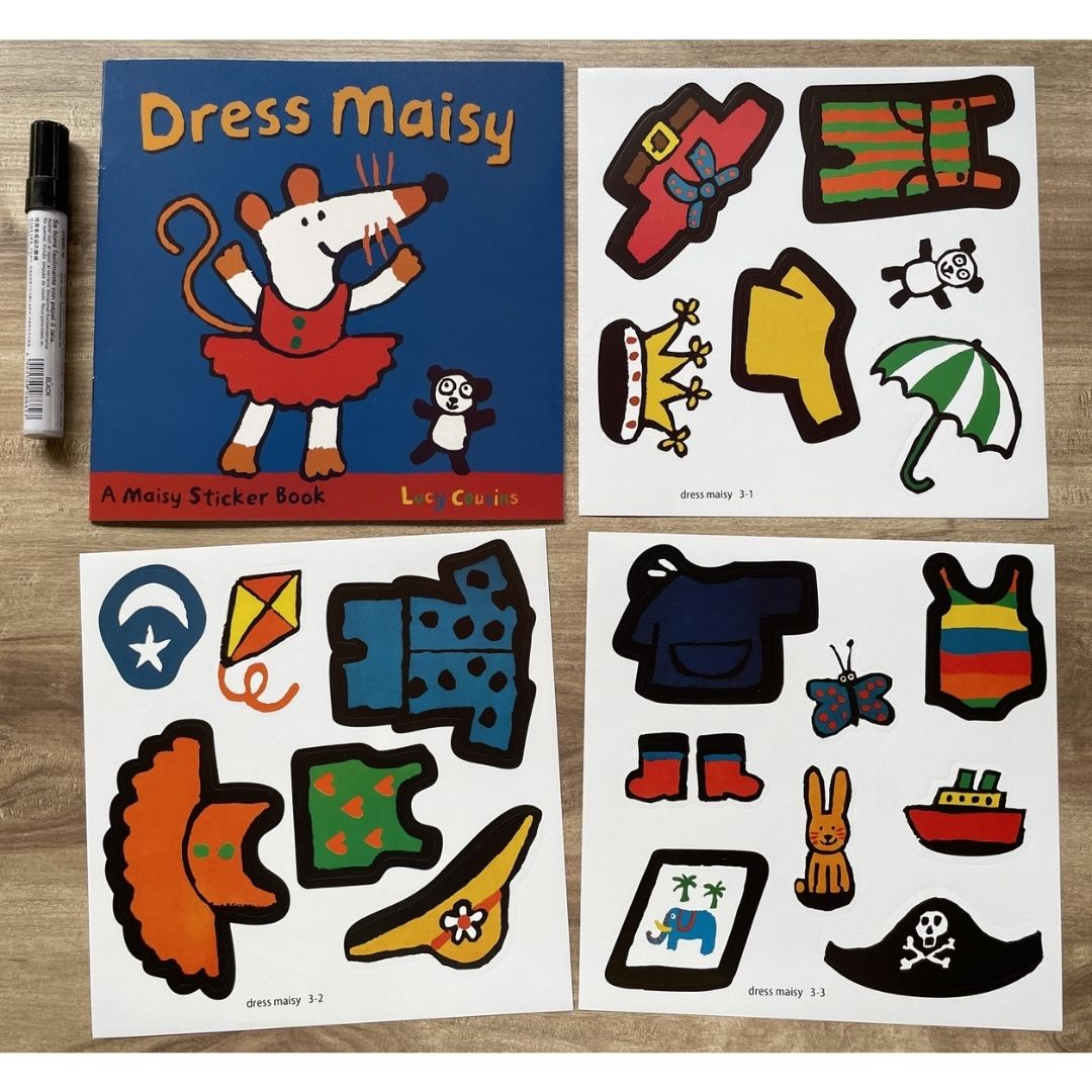 Maisy Storybooks // Sticker Books (8 by 8 inches each book) (SINGLES / RETAIL Post #2 of 2)
