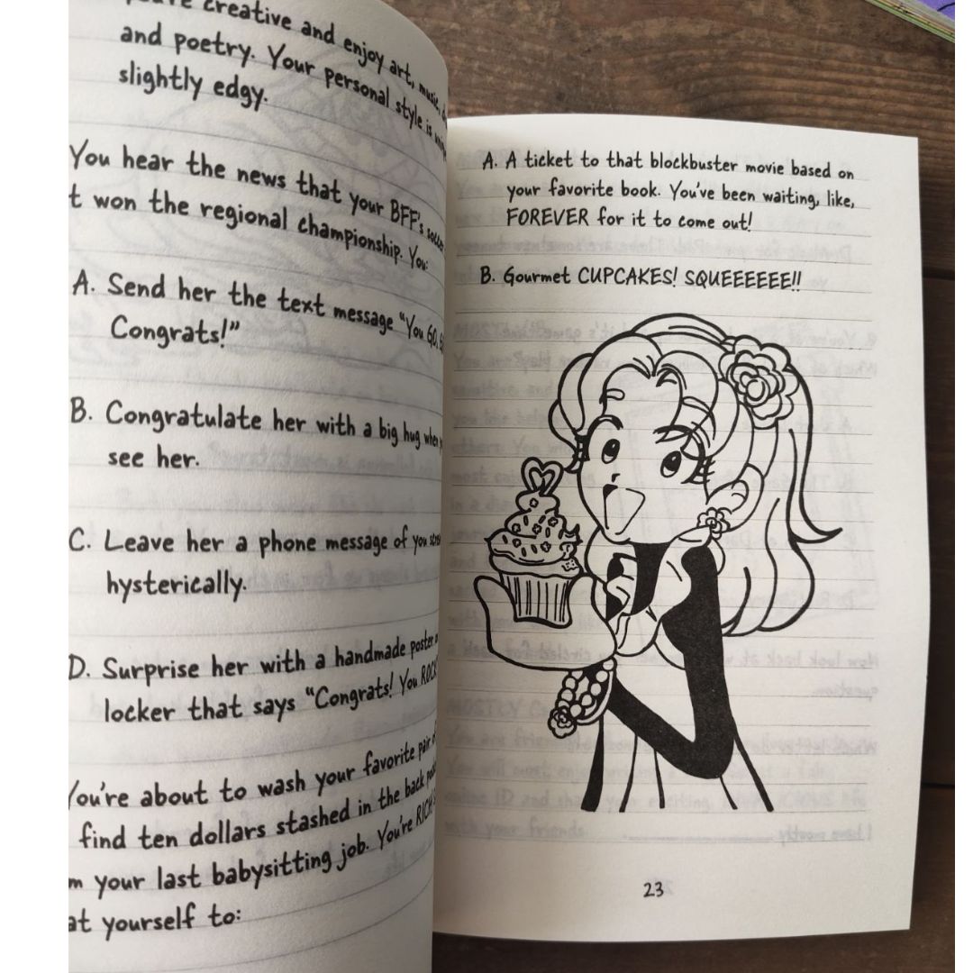 Dork Diaries 18 books (brand new softcover, BOX SET w/ slight DENTS, 8 by 5.5 inches each book)
