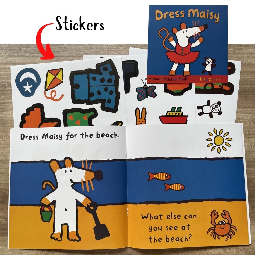 Maisy Storybooks // Sticker Books (8 by 8 inches each book) (SINGLES / RETAIL Post #2 of 2)