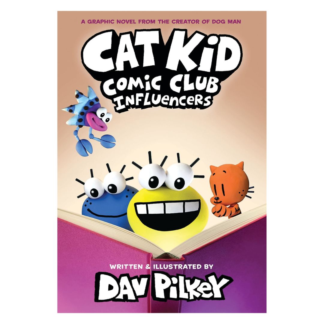 Dog Man (Cat Kid) (RETAIL, matte paper NOT GLOSSY) With SLIGHT DENTS and TEARS on book cover --- brand new hardcover