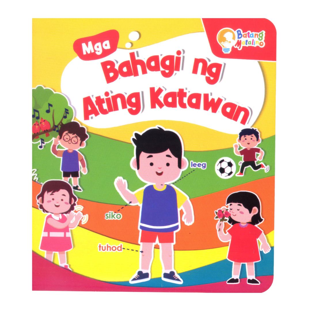 BATANG MATALINO Board Book (Mga Bahagi ng Ating Katawan // Mga Kulay) SINGLES, brand new, Filipino