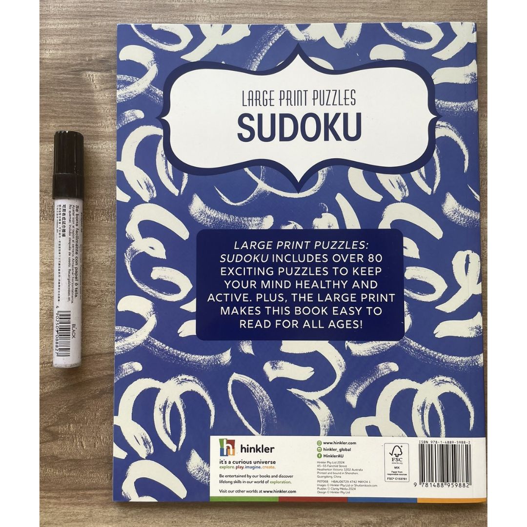 Large Print Puzzles: SUDOKU (softcover)