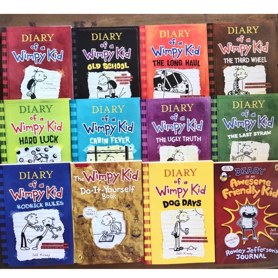Diary of a Wimpy Kid (singles, brand new softcover, 7.4 x 4.8 inches each book)