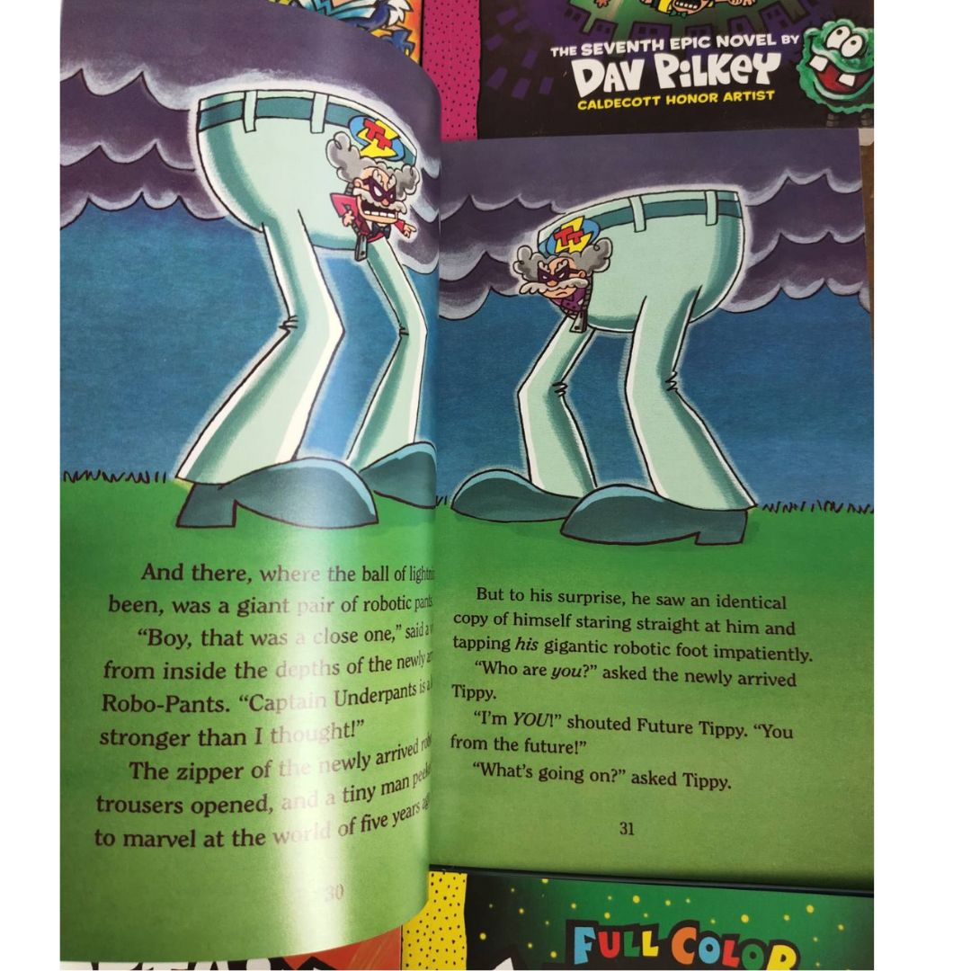 Captain Underpants COLORED (singles) brand new softcover