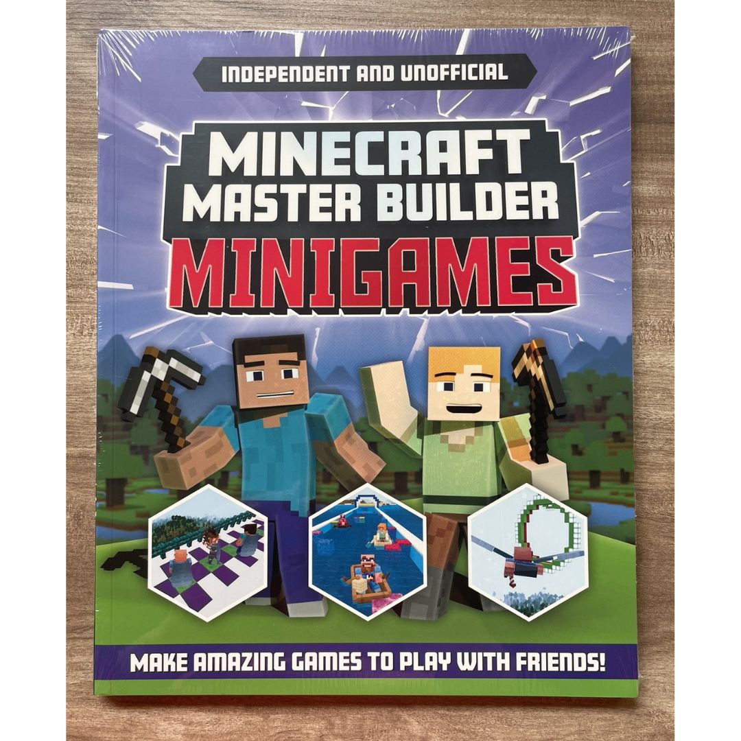 Minecraft Master Builder MINIGAMES // ANCIENT WONDERS (Independent & Unofficial) (SINGLES, brand new softcover)