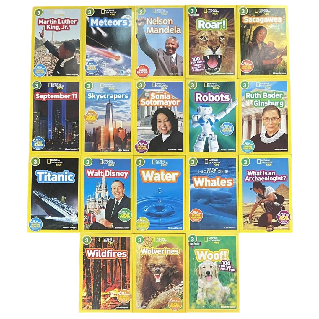 LEVEL 3: NATGEO National Geographic Books for Kids (38 books)