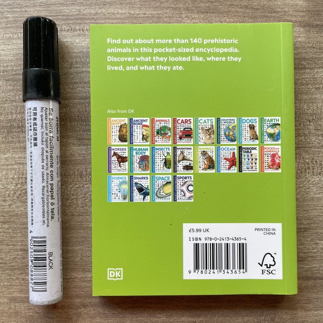 DK MINI Pocket Eyewitness: DINOSAURS (DK Facts at Your Fingertips) - brand new Paperback