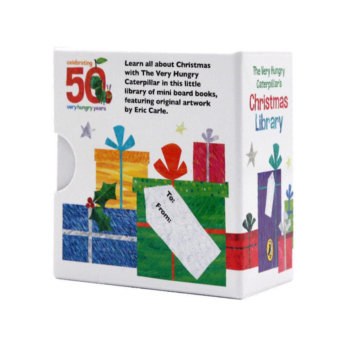Eric Carle - Very Hungry Caterpillar's CHRISTMAS Little Library (4 - mini board books)
