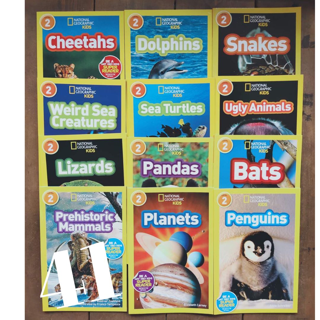 LEVEL 2: NATGEO National Geographic Books for Kids (41 books)
