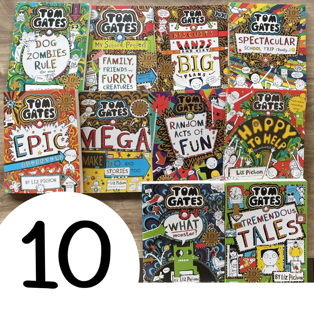 Tom Gates Series # 11 to 20 (10 Books) (DogZombies Rule) softcover, no box