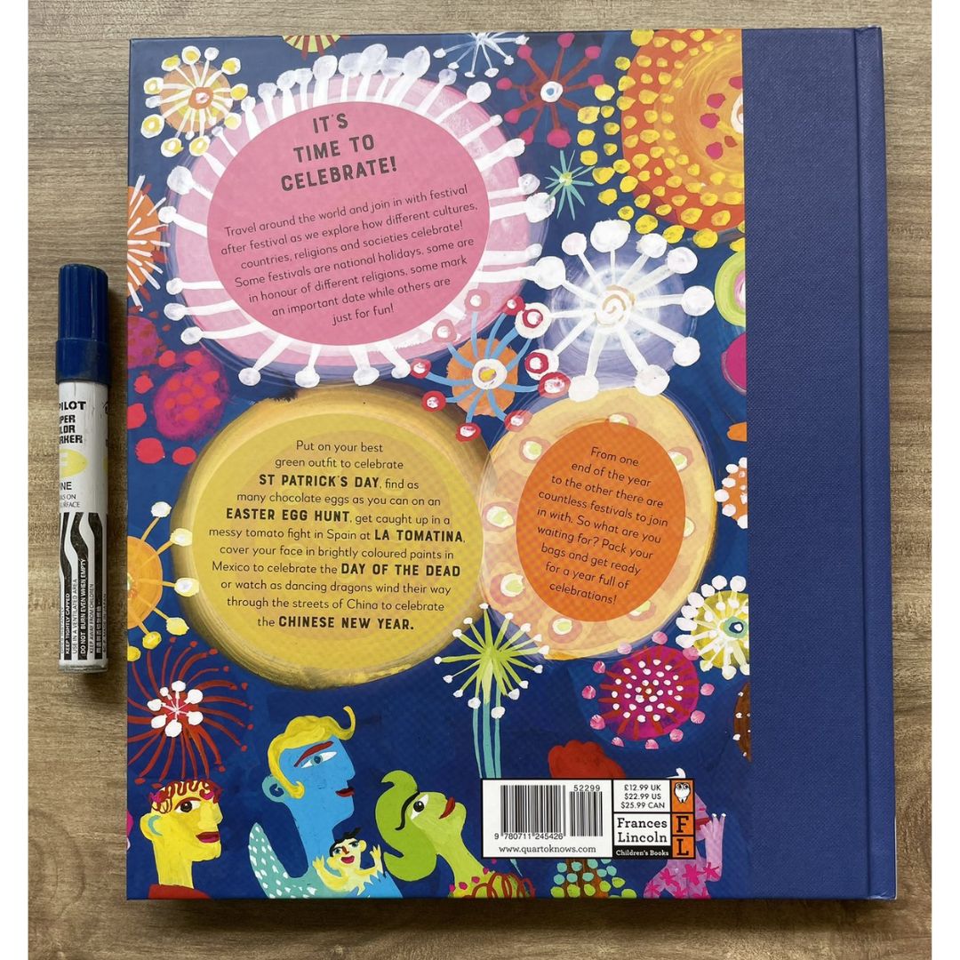 A Year Full of Celebrations and Festivals: Over 90 Fun and Fabulous Festivals from Around the World! (hardcover)