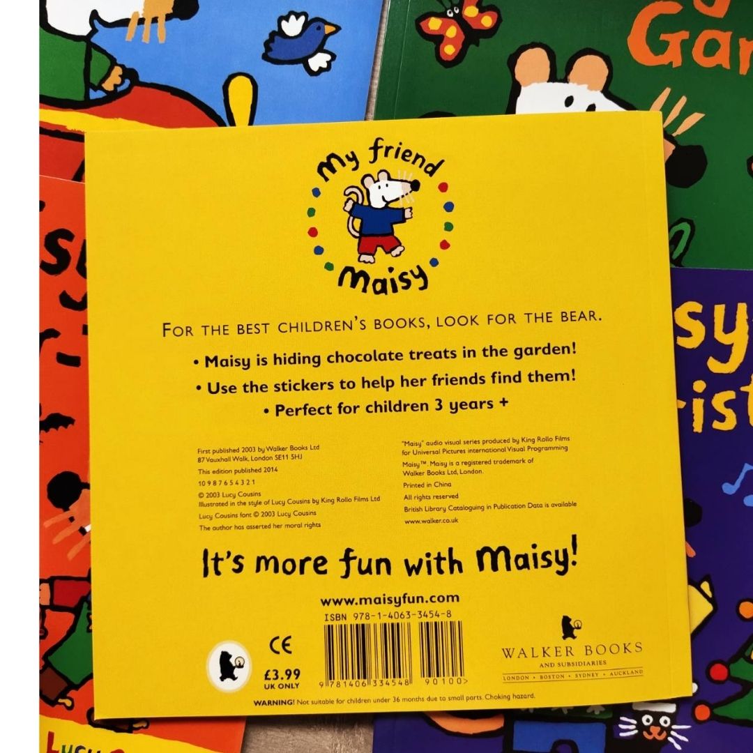 Maisy Storybooks // Sticker Books (8 by 8 inches each book) (SINGLES / RETAIL Post #2 of 2)