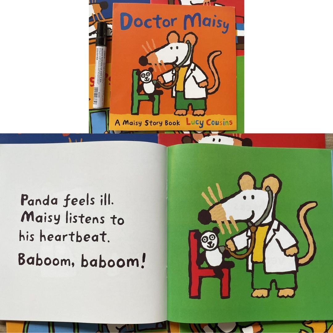 Maisy Storybooks // Sticker Books (8 by 8 inches each book) (SINGLES / RETAIL Post #2 of 2)