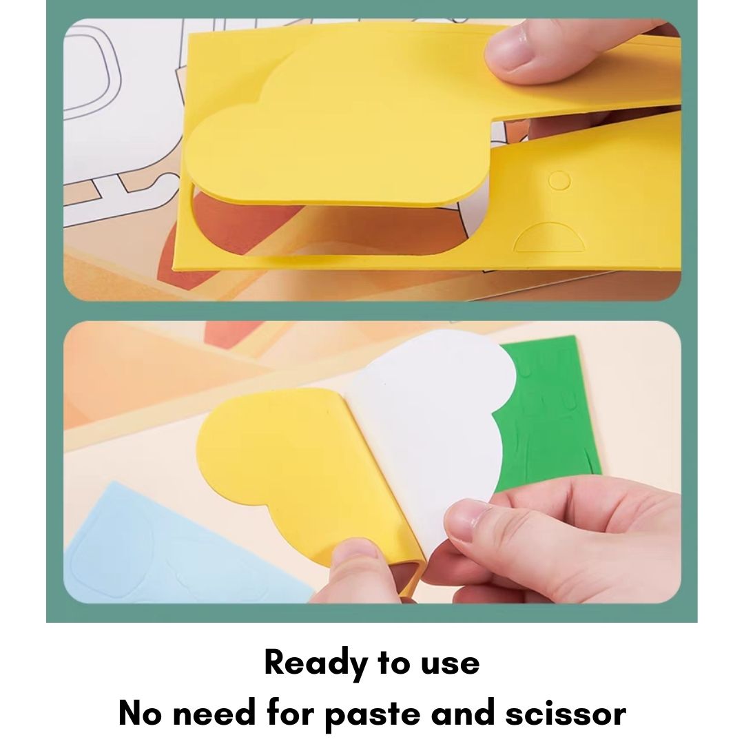 DIY Artwork Foam Stickers (Set of 4 designs)