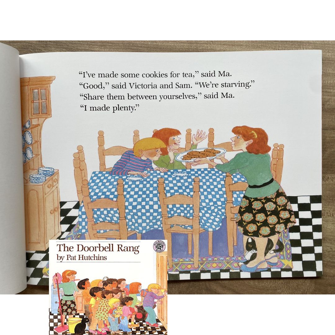 The Doorbell Rang by Pat Hutchins (brand new softcover)