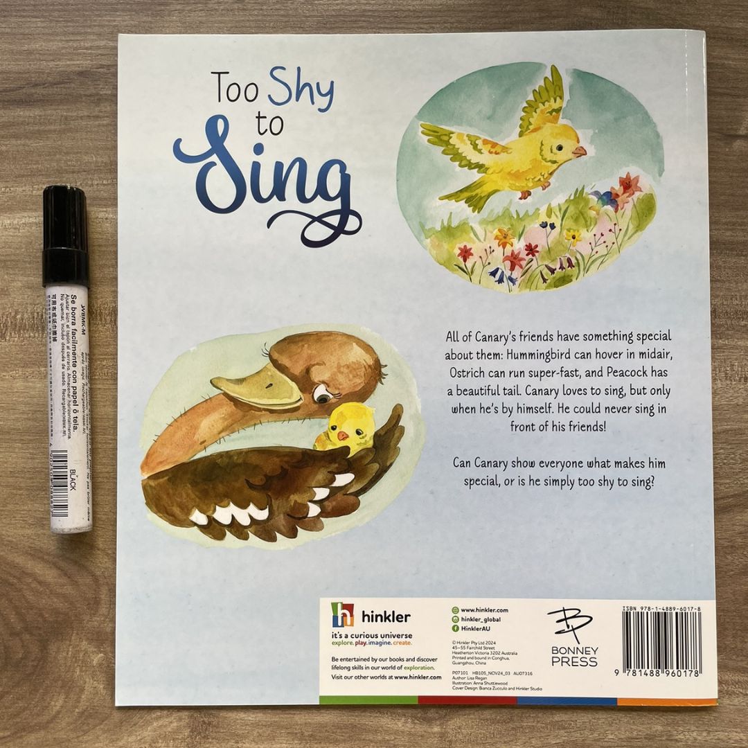 Too Shy to Sing // Too Timid to Talk (Storybooks Picture Flats, SINGLES) brand new softcover