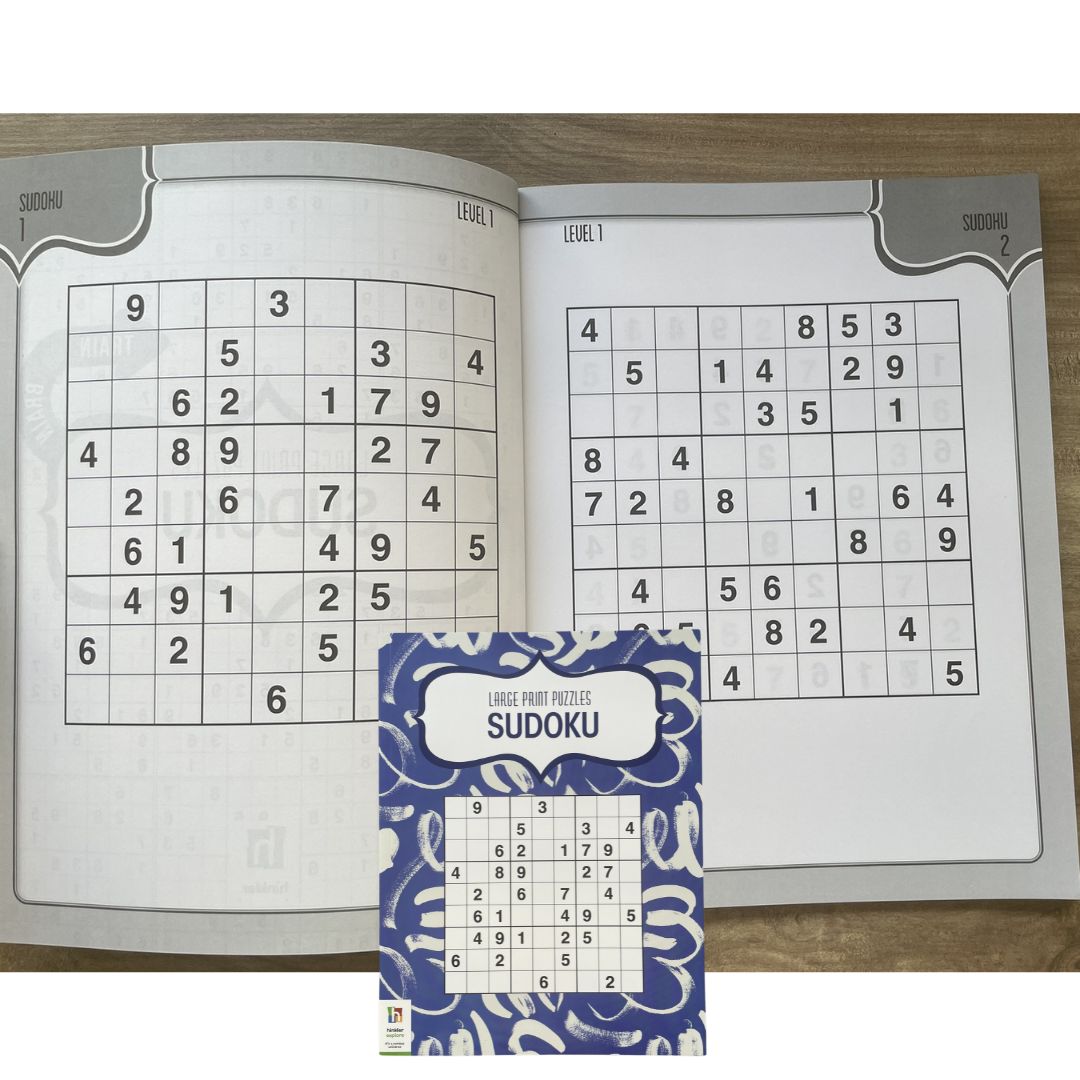 Large Print Puzzles: SUDOKU (softcover)