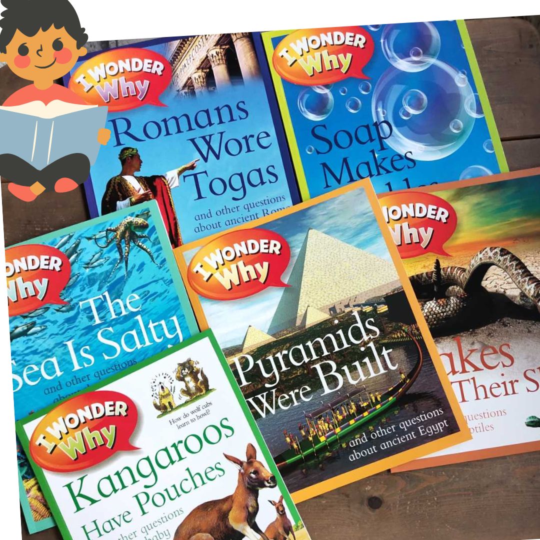 I WONDER WHY series (25 books) softcover, no box