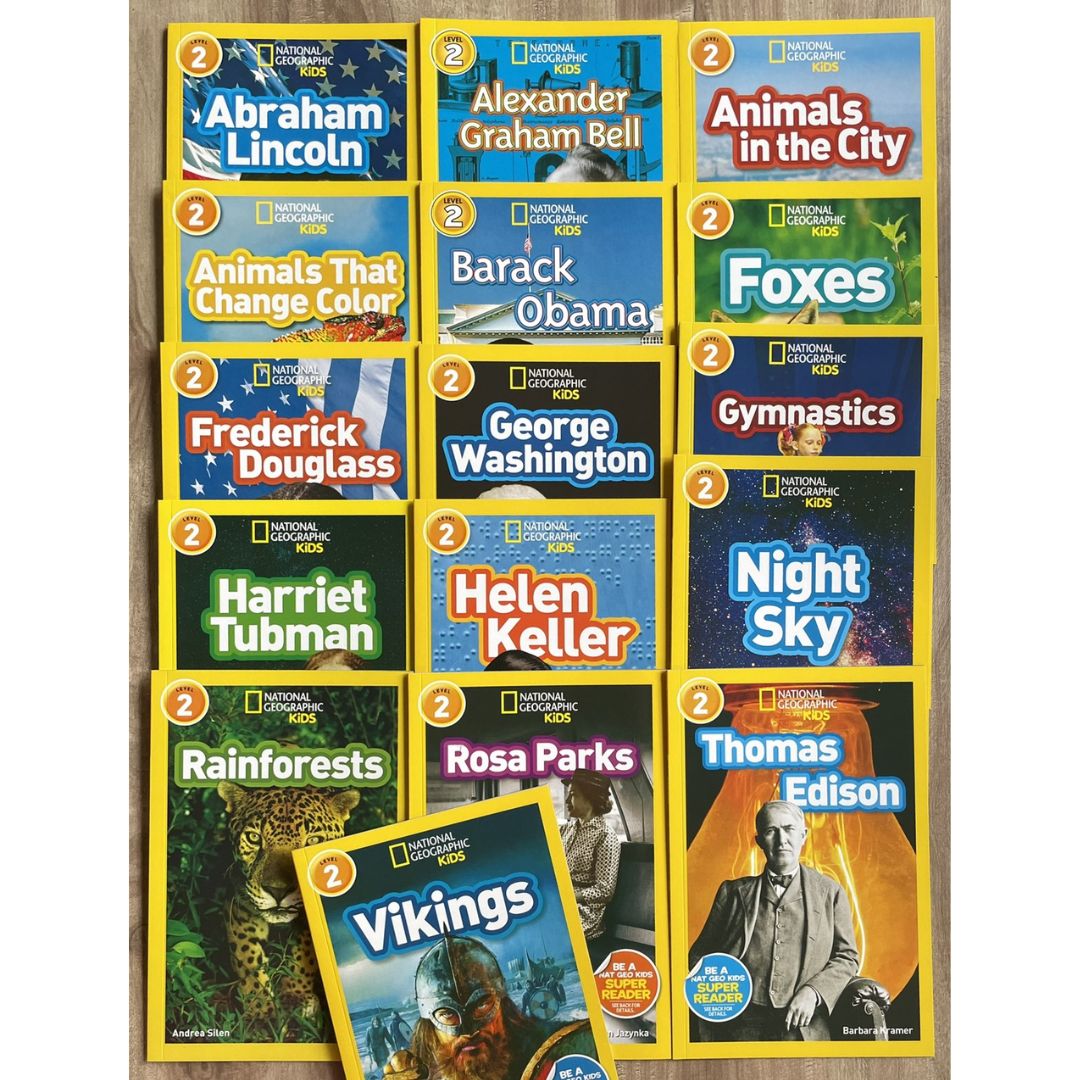 LEVEL 2: NATGEO National Geographic Books for Kids (41 books)