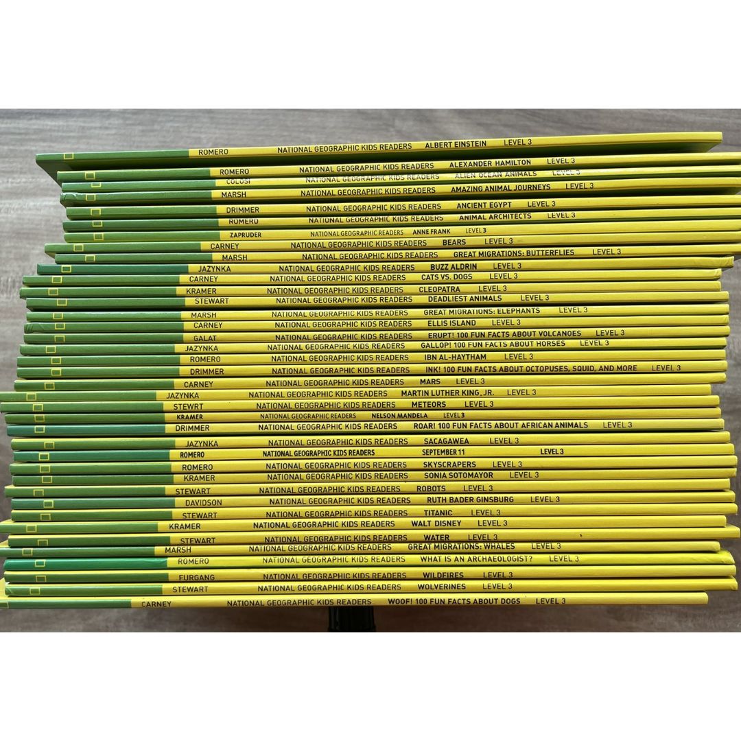 LEVEL 3: NATGEO National Geographic Books for Kids (38 books)