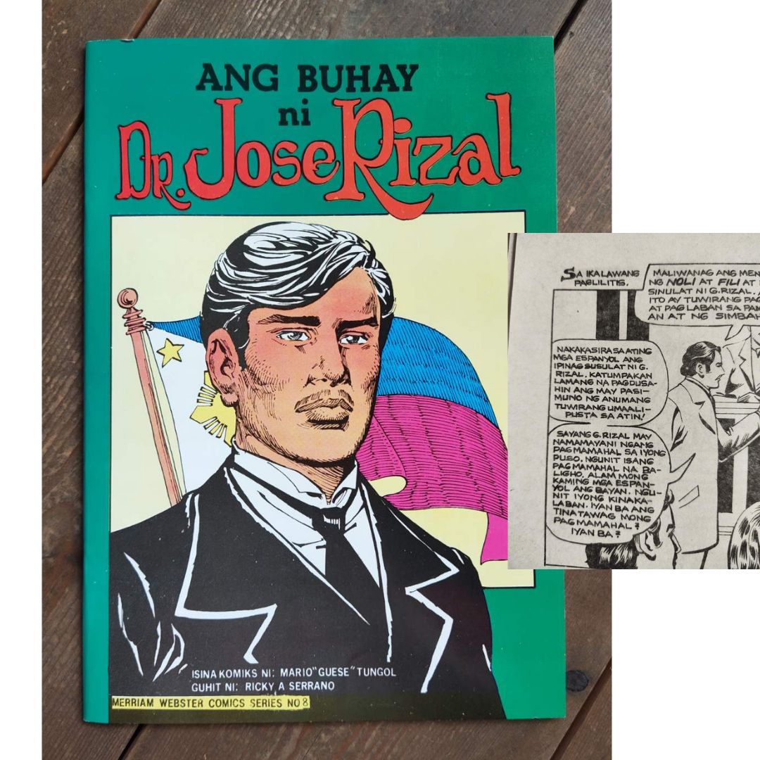 Tagalog Comics - Florante at Laura // Dr Jose Rizal // El Filibusterismo // Noli Me Tangere // ibong Adarna (newsprint)