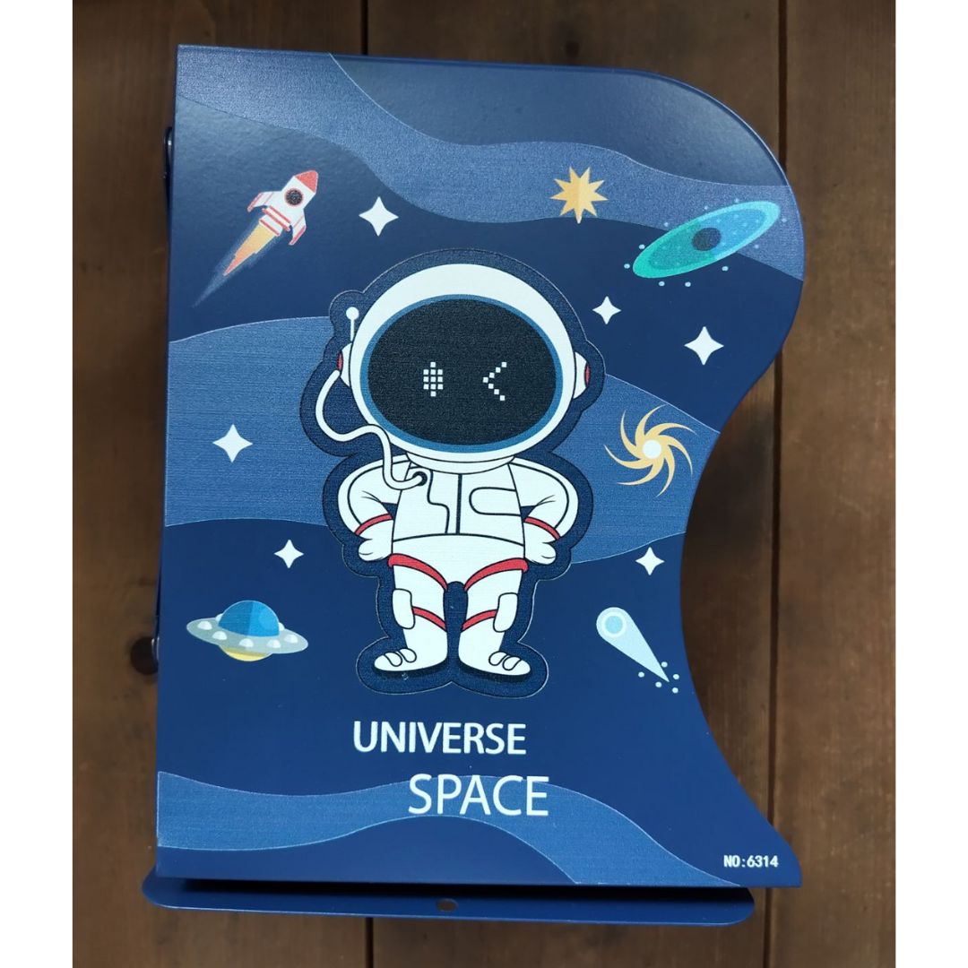 Foldable Metal Book Stand (Unicorn / Space)
