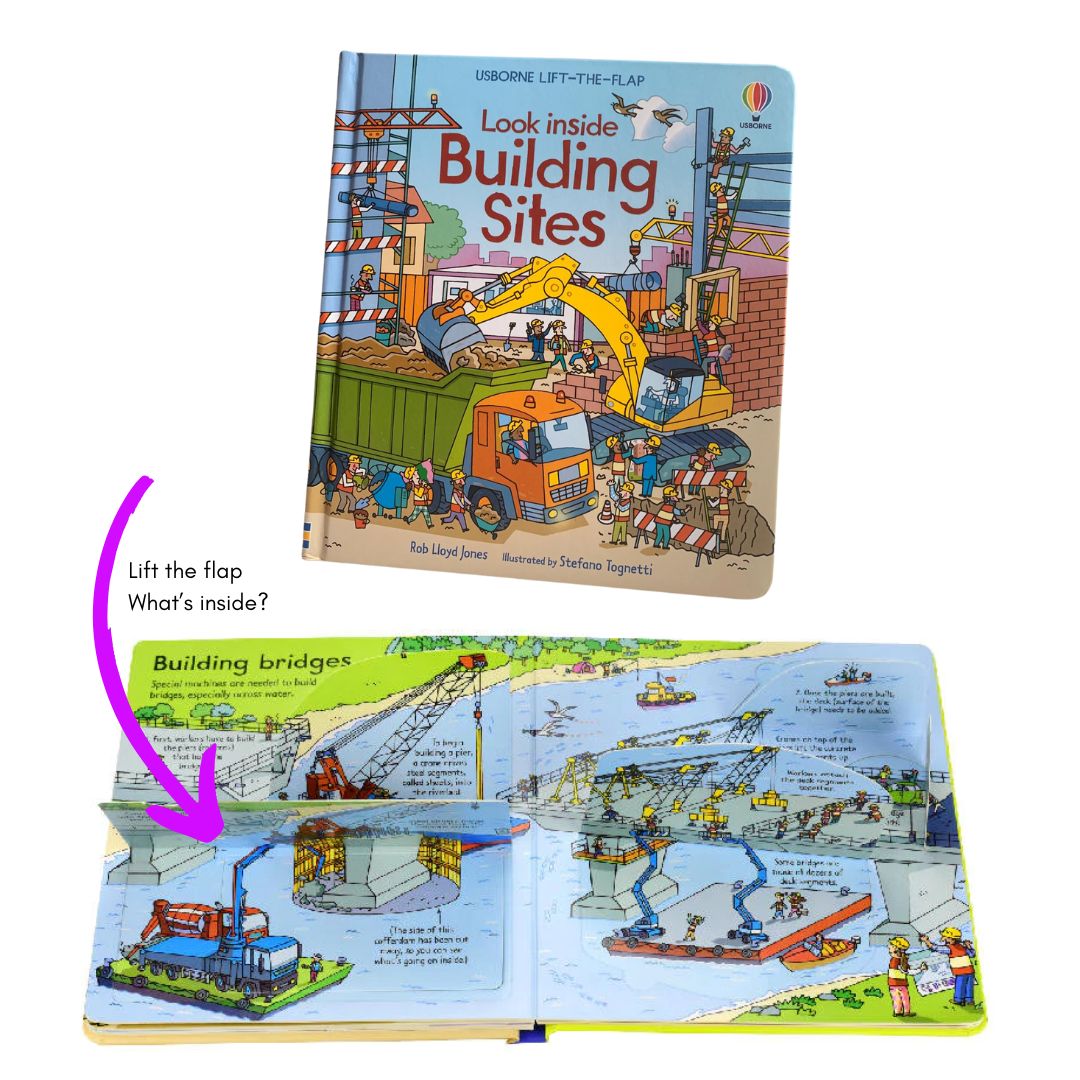 Usborne LOOK INSIDE (SINGLES, brand new Lift-the-flap Board book, w/ SLIGHT DENTS on book cover) Animals / Building Sites / Cars / Computers / Hospital / Sports / Things the Go / What Happens When You Eat / Our World / Your Body