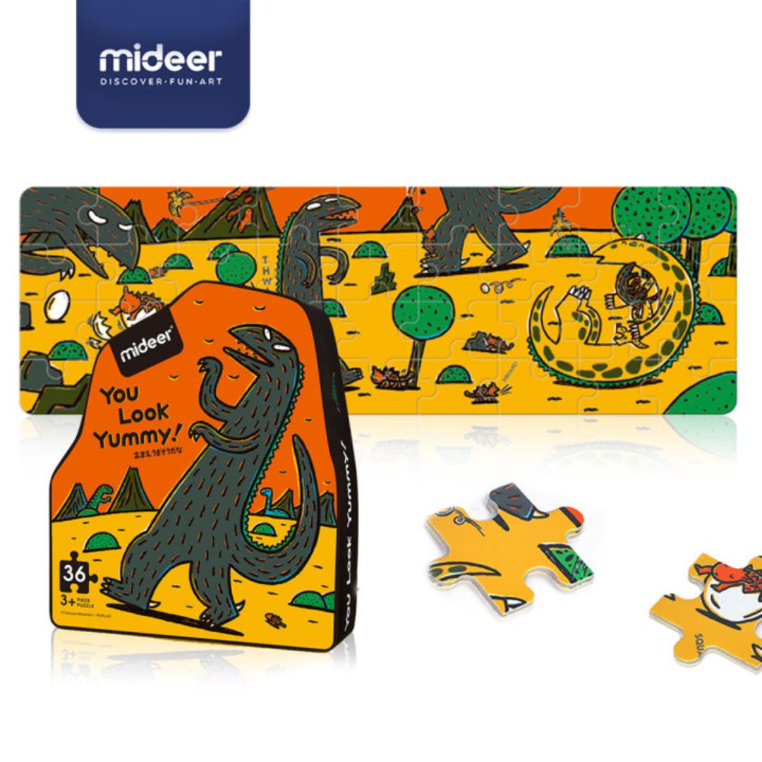 Mideer You Look Yummy! ( 36 pcs. Puzzle ) (Dinosaur) box set, brand new