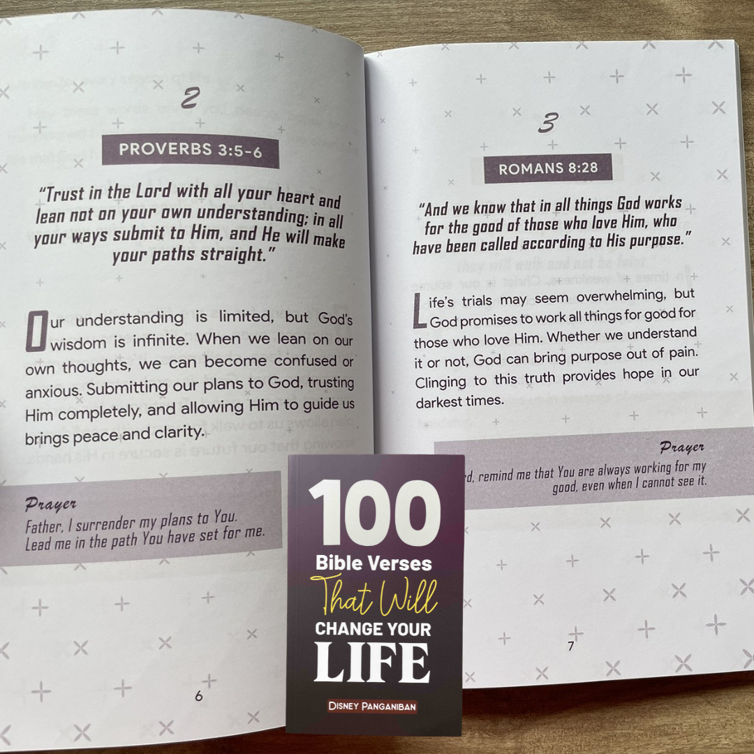 100 Bible Verses That Will Change Your Life (by Disney Panganiban) brand new softcover