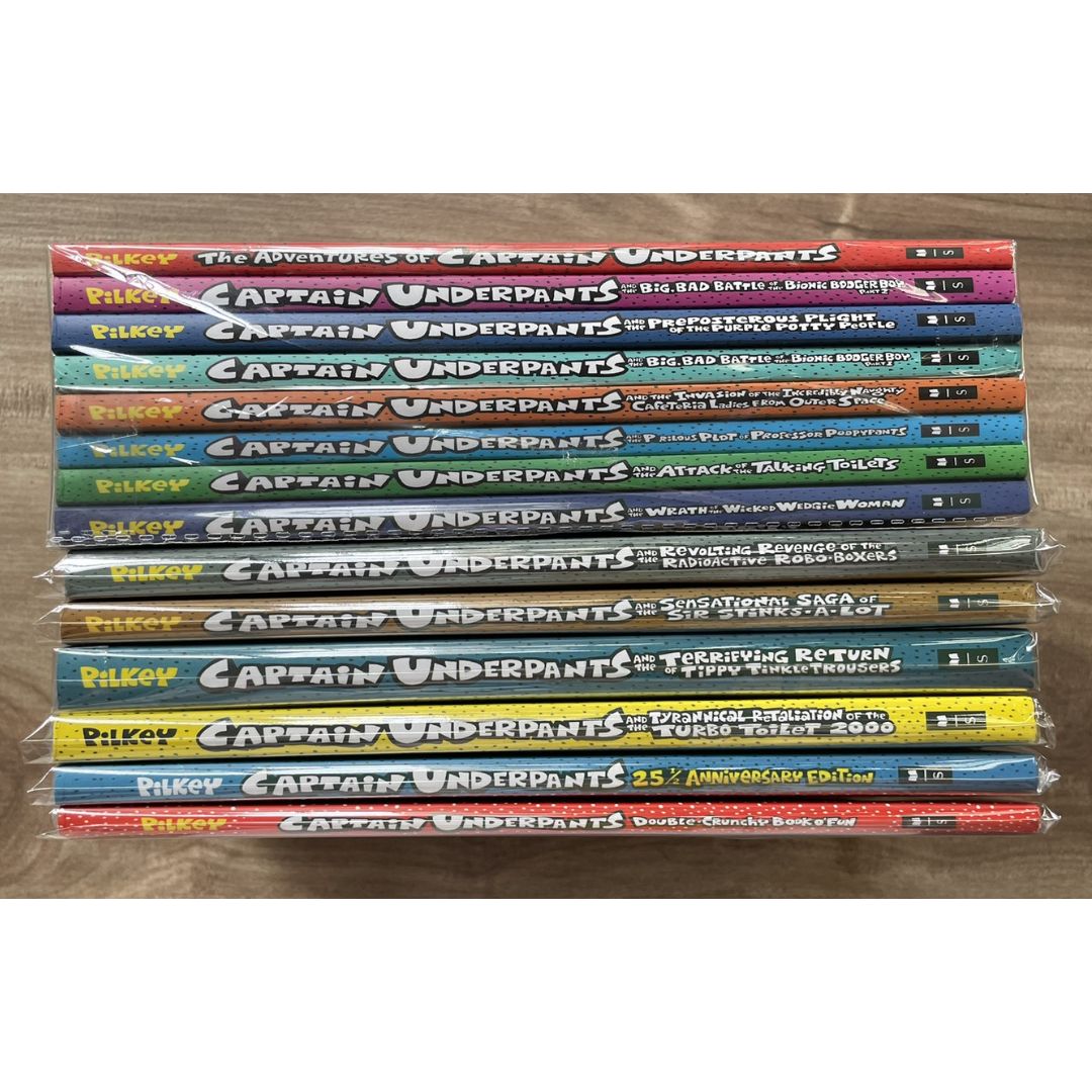 Captain Underpants COLORED (singles) brand new softcover