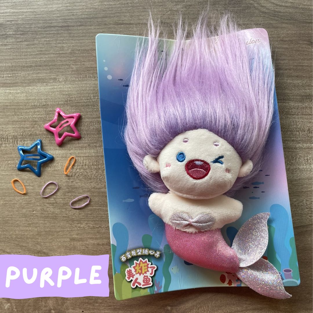 Mermaid Keychain (with hair clips) (SINGLES)