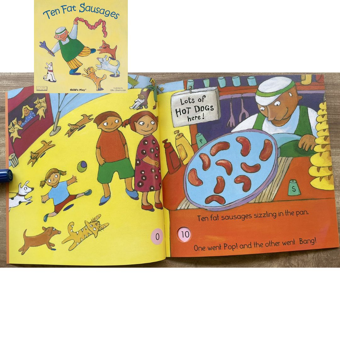 Ten Fat Sausages (Classic Books with Holes - brand new softcover)