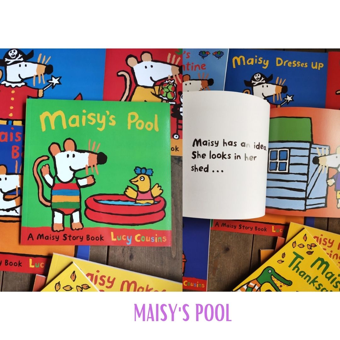 Maisy Storybooks // Sticker Books (8 by 8 inches each book) (SINGLES / RETAIL Post #2 of 2)