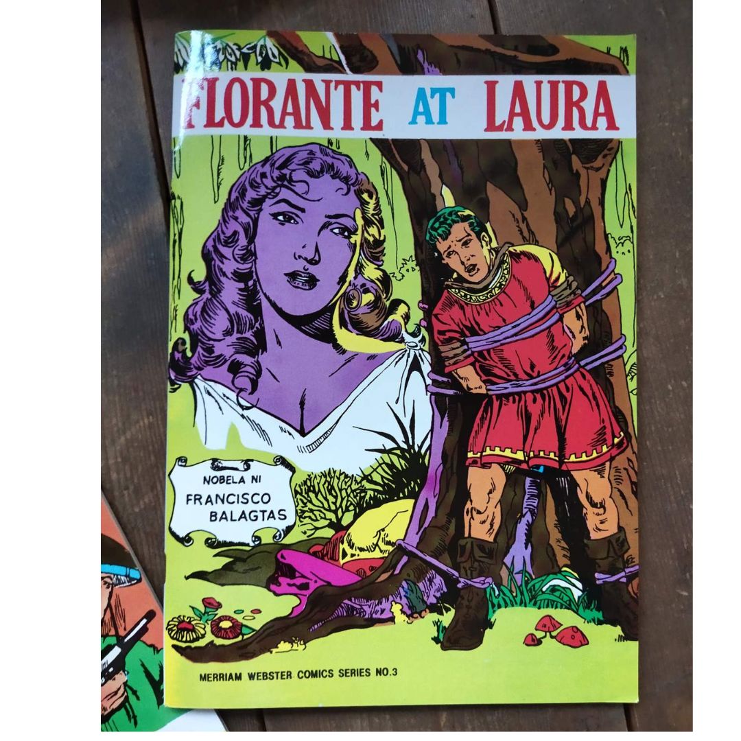 Tagalog Comics - Florante at Laura // Dr Jose Rizal // El Filibusterismo // Noli Me Tangere // ibong Adarna (newsprint)