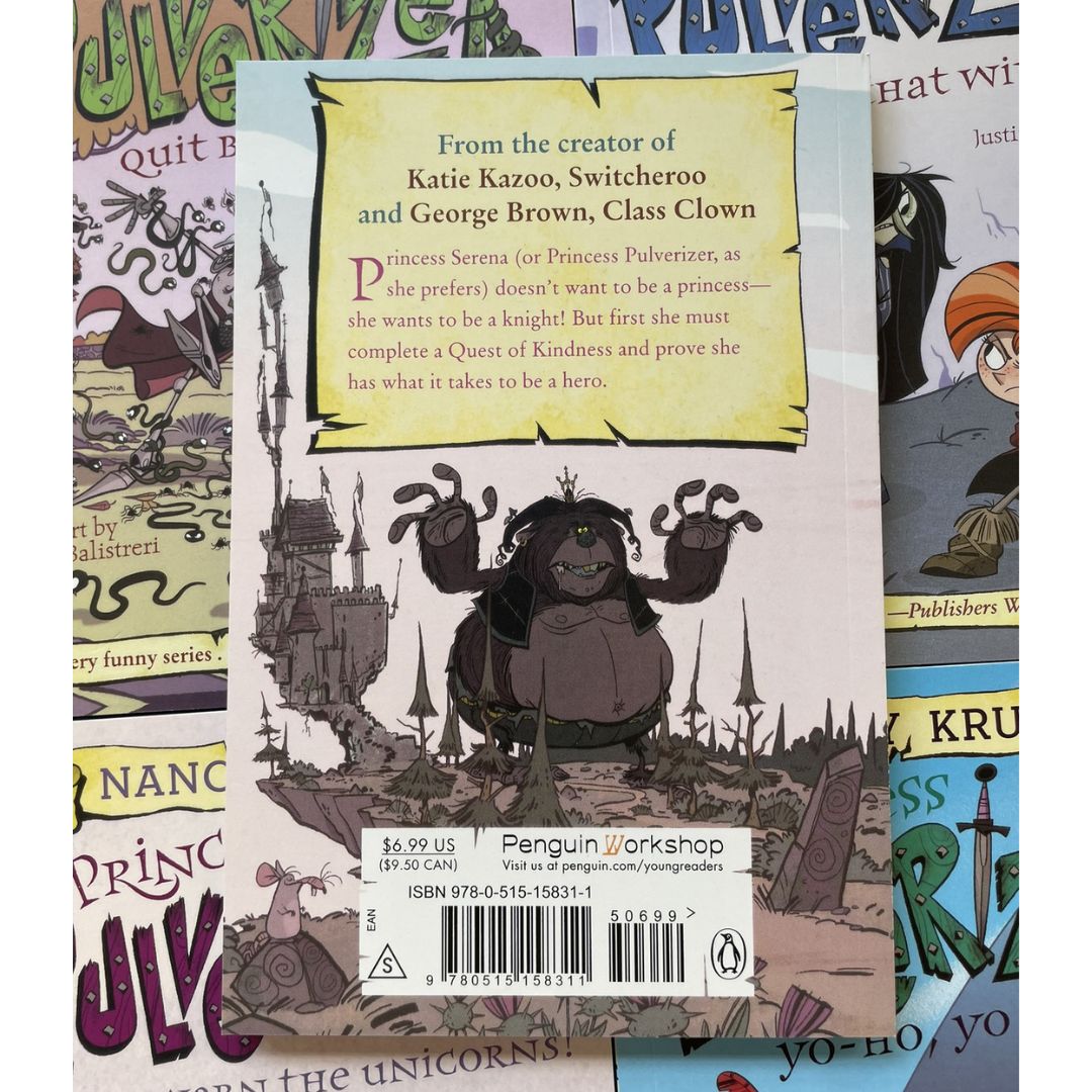 Princess Pulverizer (8 books) brand new softcover, no box