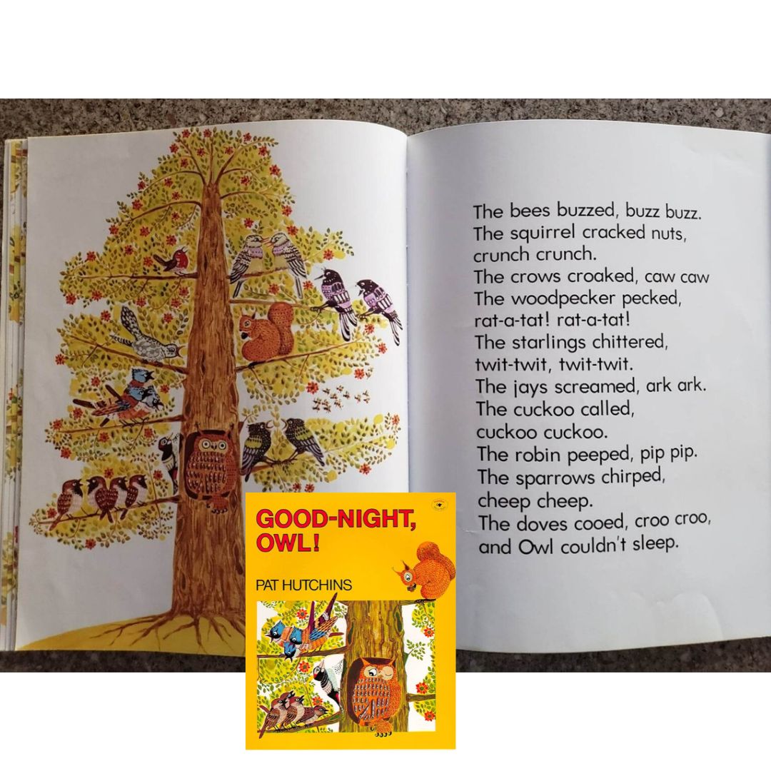 Good Night, Owl! Storybook by Pat Hutchins (brand new softcover, with SLIGHT FOLDS on book cover)
