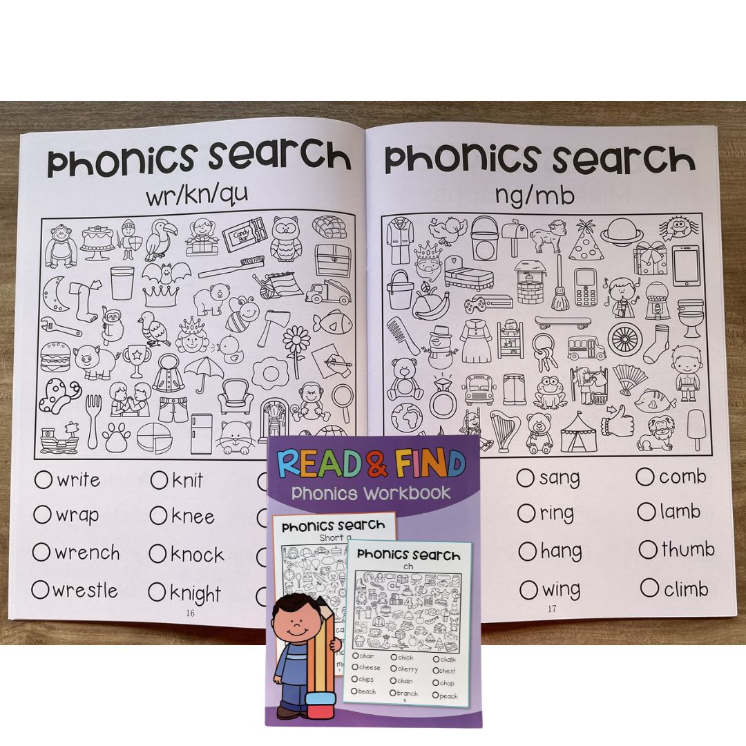 Read and Find Phonics Workbook (Phonics Search) brand new softcover