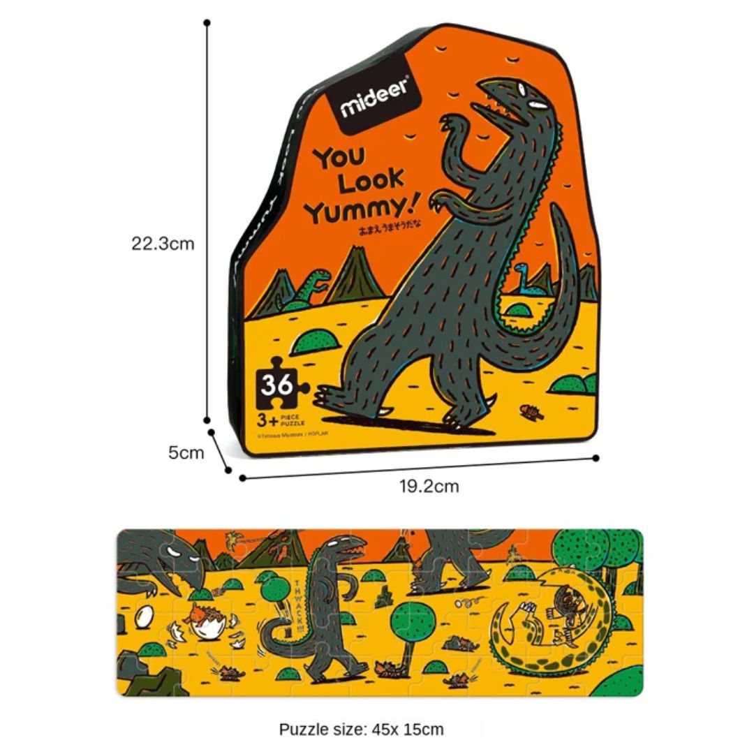 Mideer You Look Yummy! ( 36 pcs. Puzzle ) (Dinosaur) box set, brand new