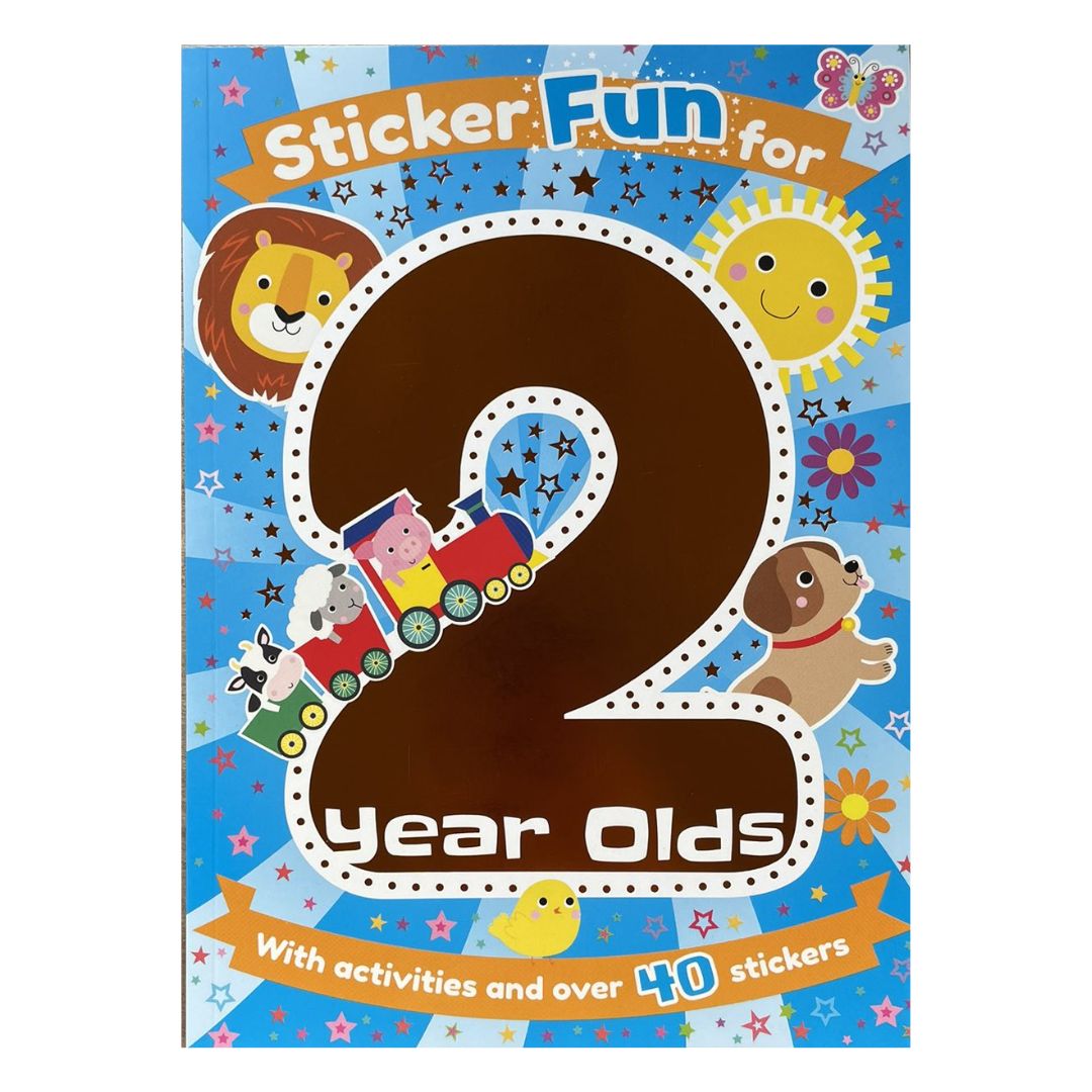 Sticker Fun for 2 to 5 Year Olds (SINGLES, brand new softcover, activity and stickers book)