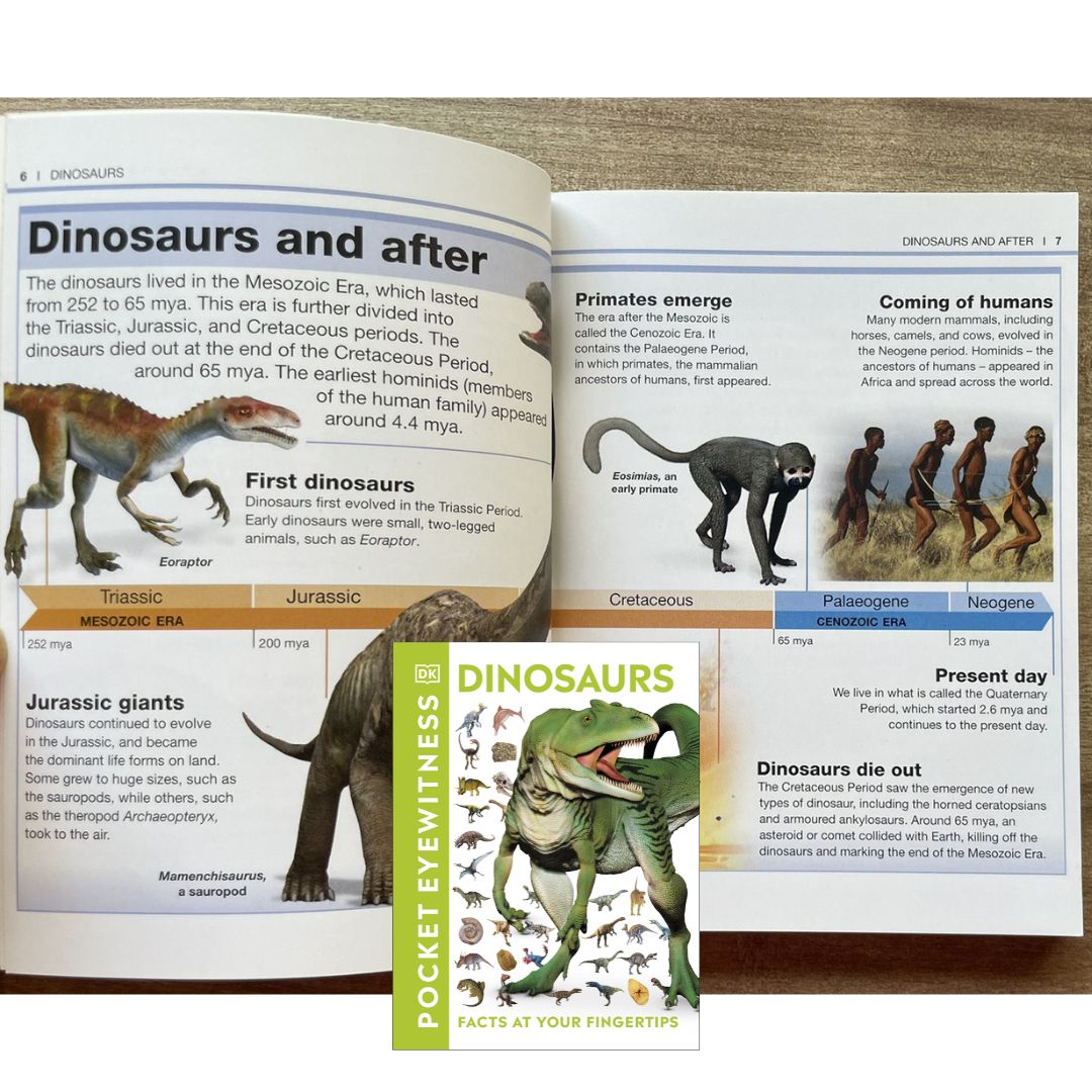 DK MINI Pocket Eyewitness: DINOSAURS (DK Facts at Your Fingertips) - brand new Paperback