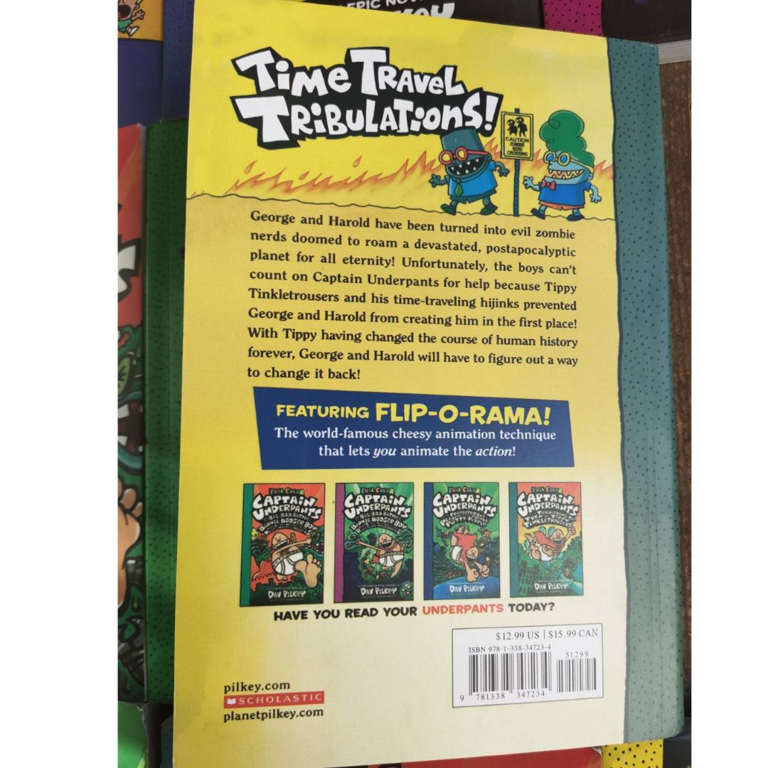 Captain Underpants COLORED (singles) brand new softcover
